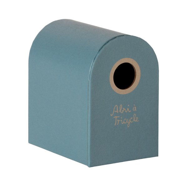 Trehjuling med hus - Maileg - Petrol Trehjuling med hus - Maileg - Petrol