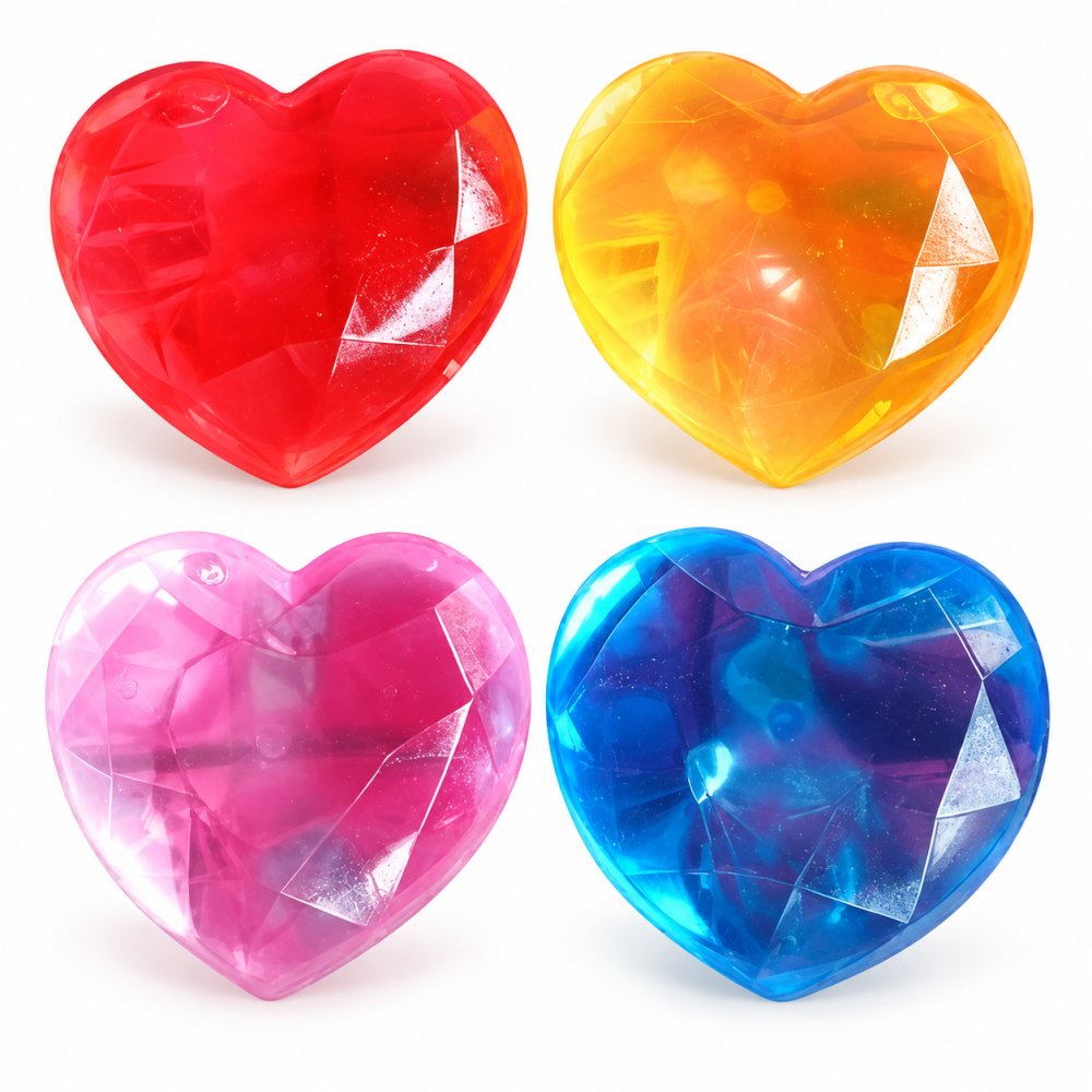 Squishy Hjärta 7 cm – Presenter till barn, Kalaspresenter