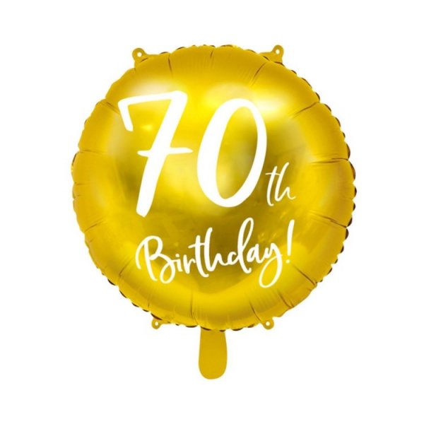 Folieballong Guld 70 �r