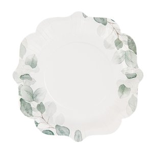 Papptallrikar - Blommor - 8-pack Papptallrikar - Blommor - 8-pack