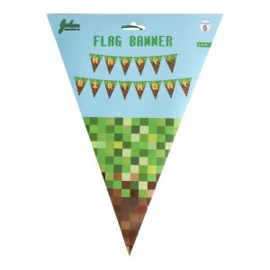 Flaggbanner - Gaming Pixel - 3 m