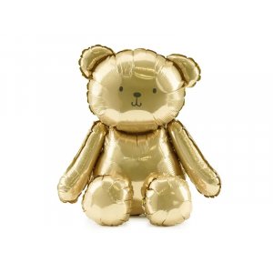 Folieballong - Teddybjörn - Guld - 43 x 53 cm Folieballong - Teddybjörn - Guld - 43 x 53 cm