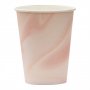 Pappmuggar - Rosa marmor - 8-pack