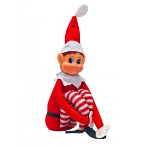 Elf on a shelf - 30cm - Rd - Nissa/Flicka