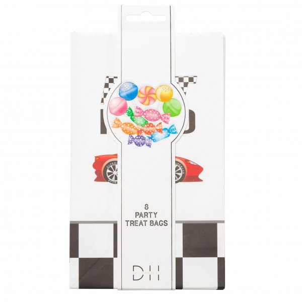 Godispse - Bil med Silverfolie 8-pack (12x20 cm)