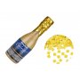 Konfettikanon - Champagneflaska 20,5 cm - Guld
