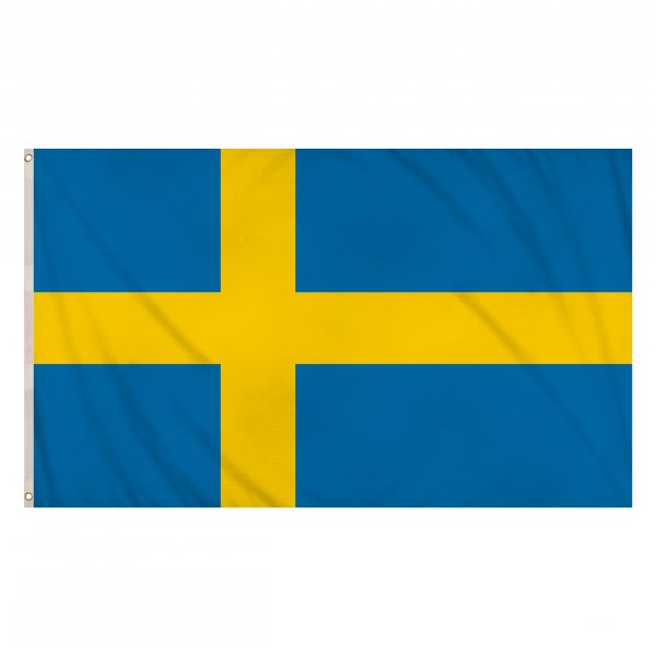 Svensk flagga - Tyg - 1,5 m x 0,9 m Svensk flagga - Tyg - 1,5 m x 0,9 m