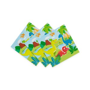 Servetter - Dinosaurier - 33x33 cm - 20-pack Servetter - Dinosaurier - 33x33 cm - 20-pack