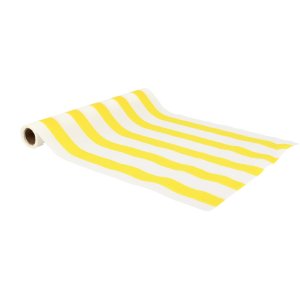 Bordslöpare i tyg - Gul - 28 cm x 3 m Bordslöpare i tyg - Gul - 28 cm x 3 m