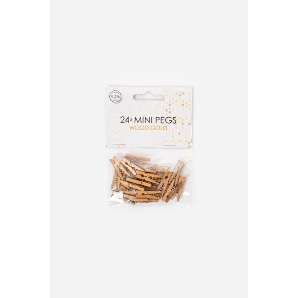Minikl�dnypor - Guld - 24-pack