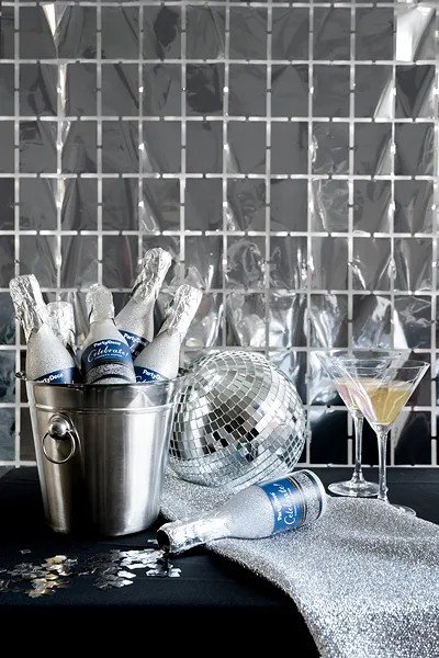 Draperi/Bakgrund - Solid - Silver - 1 x 2 m