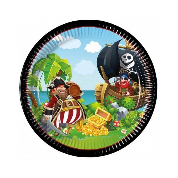 Papperstallrikar Piratkalas