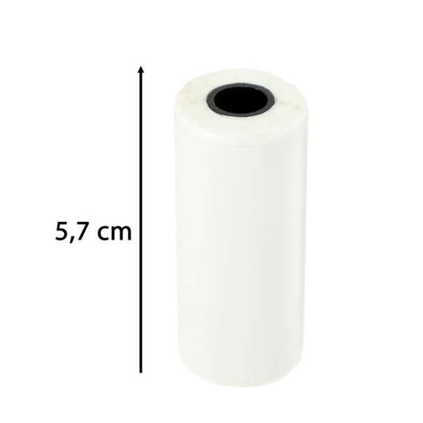 Sj�lvh�ftande termopappersrullar 5,7 cm x 4,5 m 5-pack - Mini skrivare