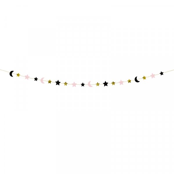 Girlang - M�ne/Stj�rnor - Pink Halloween