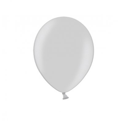 Miniballonger - Metallic - Silver - 10-pack