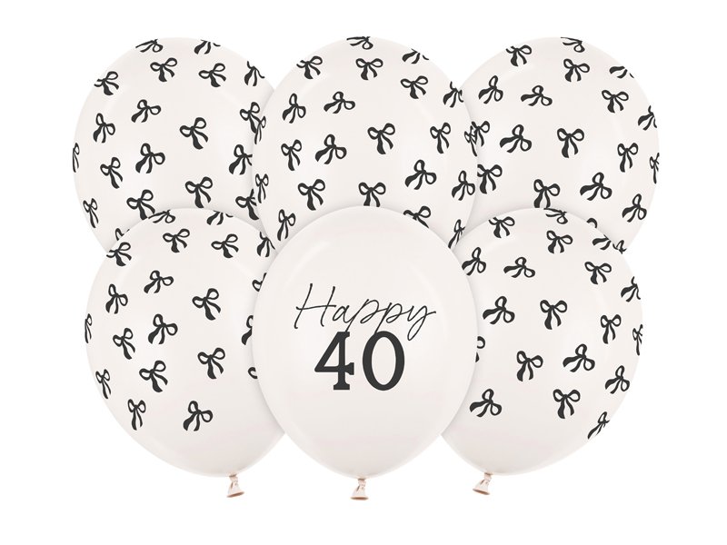 Ballonger – Pastellvit – 40 st – 40-årsfest