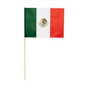 Pappersflaggor - Mexiko - 20x30 cm - 10-pack