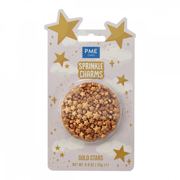 Str�ssel - Stj�rnor - Guld - PME - 25 g