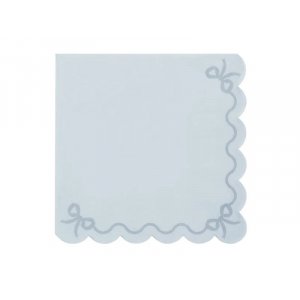 Servetter - Ljusbl� - 12-pack