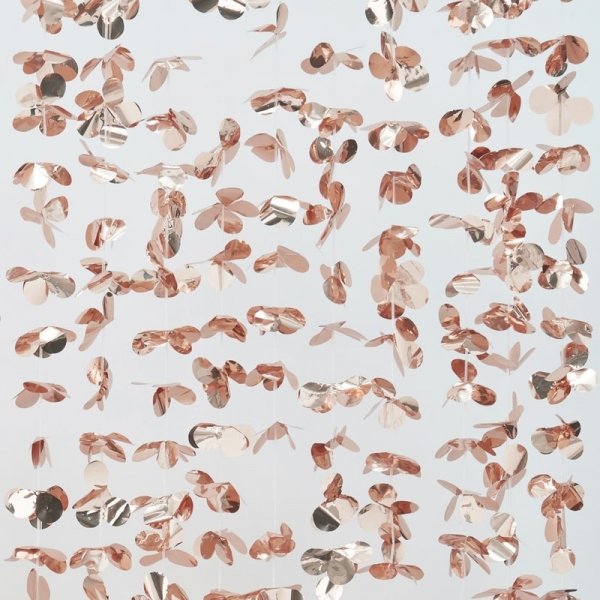 Draperi - Löv - Roséguld Draperi - Löv - Roséguld