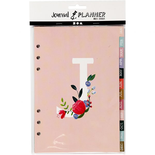 Skiljeblad - A5 - Guld/Korall/Röd - 12 st Skiljeblad - A5 - Guld/Korall/Röd - 12 st