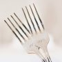 Trtgafflar - Mr & Mrs - Silver - 2-pack