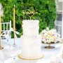 Cake Topper - Mr & Mrs - Hjrta - Guld
