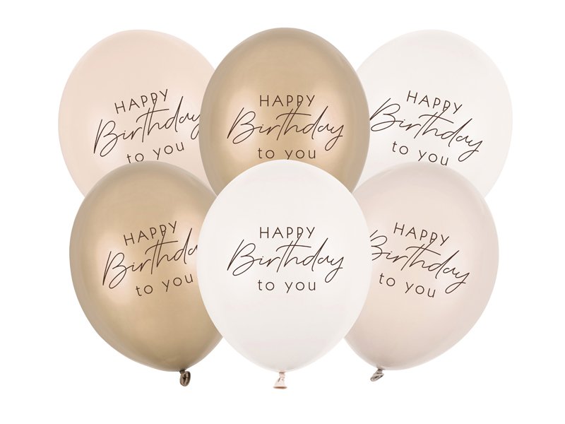 Ballonger - Beige mix - 30 cm - Kalasballonger