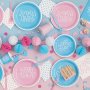 Papptallrikar - Baby Shower - Rosa Hjrtan - 8-pack