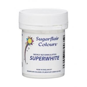 Vit frg - Sugarflair - 20 g