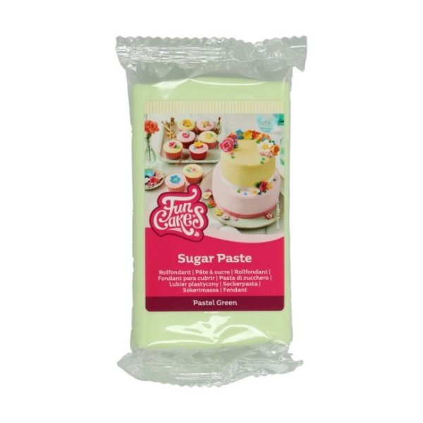 Sugarpaste/Sockerpasta - Pastel Green - FunCakes - 250 gram