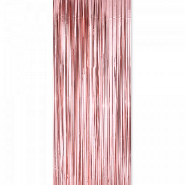 D�rrdraperi - Ros�guld - 100x240cm