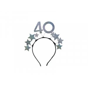 Diadem - 40-årskalas - Silver Diadem - 40-årskalas - Silver