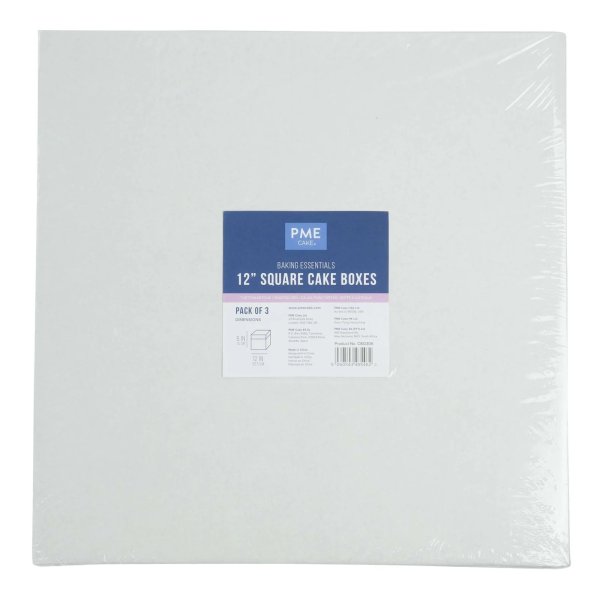 Tårtkartong - 30 x 30 x 15 cm - 3-pack - PME Tårtkartong - 30 x 30 x 15 cm - 3-pack - PME