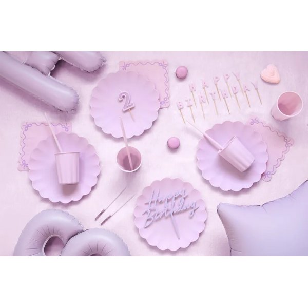 �teranv�ndbara plastmuggar - Lila - 4-pack