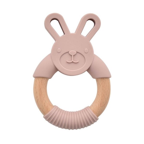 Bitring Kanin Silikon & Tr�