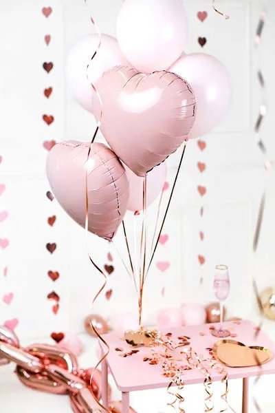 Ballongvikt hj�rtan, ros�guld