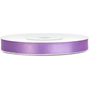 Satinband - 25 m - Lila - Bredd: 6 mm Satinband - 25 m - Lila - Bredd: 6 mm