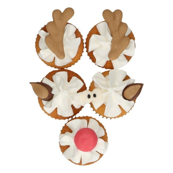 Sockerdekoration - T�rta - Rudolf