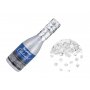 Konfettikanon - Champagneflaska 20,5 cm - Silver