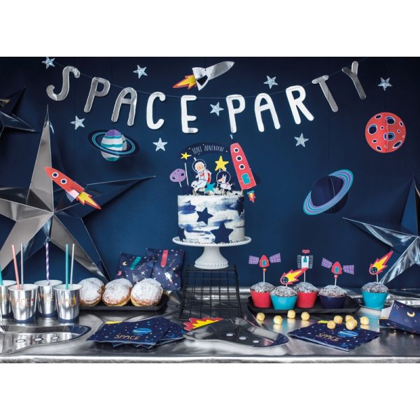 Papptallrikar - Space Party - 6-pack