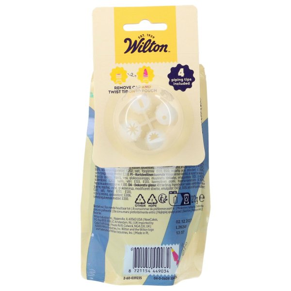 Wilton glasyr - Blå - 212g Wilton glasyr - Blå - 212g