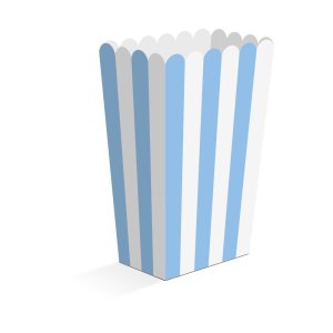 Snackaskar - Bl� - 6,3�4,4�13,5 cm - 8-pack