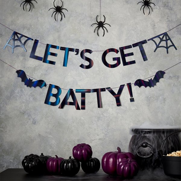 Girlang - Let\\\'s get Batty - Svart/Iridescent