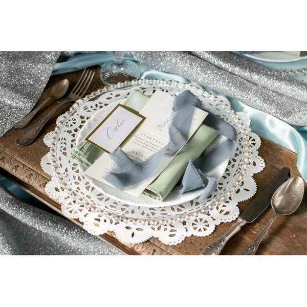 Tygservetter - 25 st - 35x35 cm - Sage