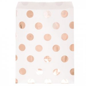 Godisp�sar - Dots - Ros�guld - 8-pack
