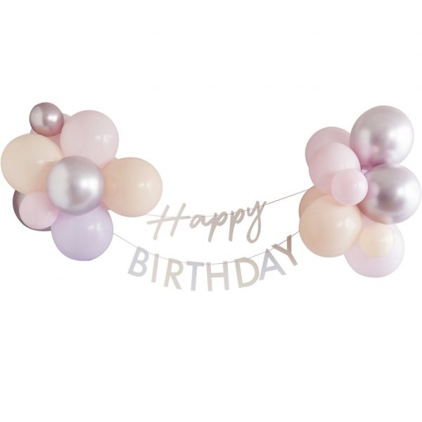 Girlang med ballonger - Happy Birthday - Mix it Up Girlang med ballonger - Happy Birthday - Mix it Up