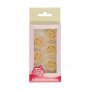 FunCakes Rosor Vita T�rtdekoration 6 st
