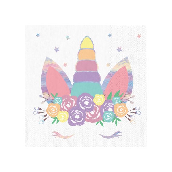 Servetter - Unicorn - 10-pack