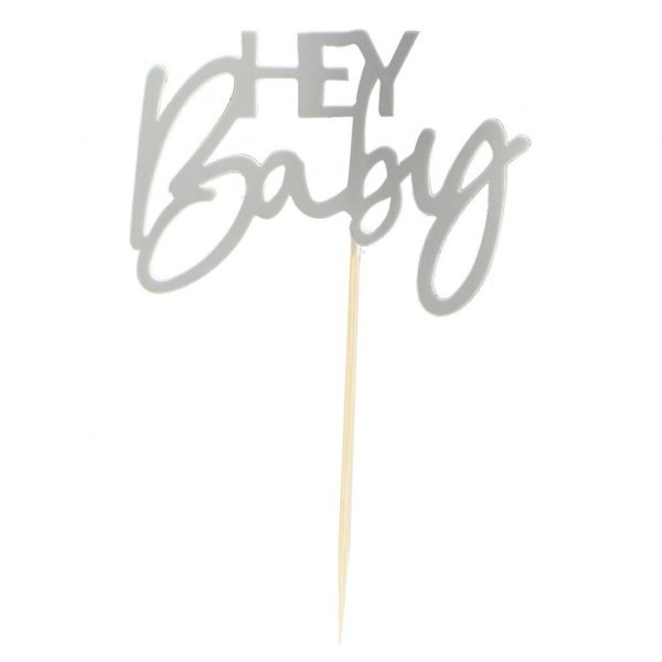 Cake Picks - Hey Baby - Botanical Baby - 12-pack Cake Picks - Hey Baby - Botanical Baby - 12-pack